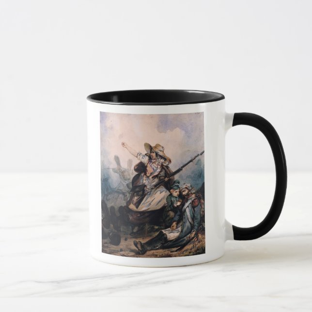Caneca Uma barricada em 1830, 1834 (Direita)