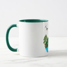 Caneca Uma beleza e tranquilidade da vida na natureza