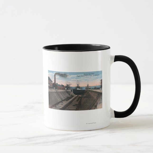 Caneca Uma Boca Seca Vazia, Estaleiro Marinho (Direita)