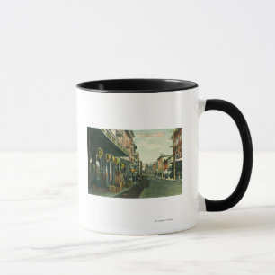 Caneca Uma cena da Chinatown Street
