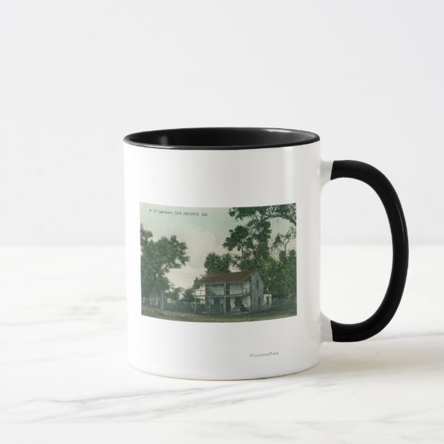 Caneca Uma cena histórica antiga (Direita)