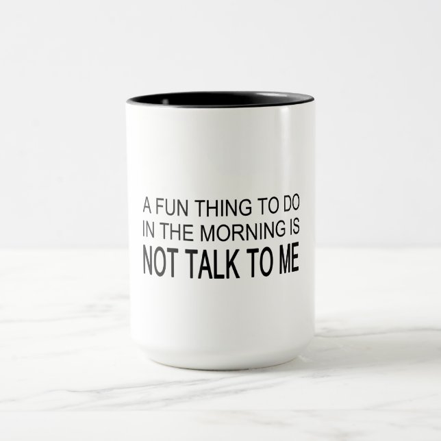 Caneca Uma Coisa Divertida Para Fazer (Centro)