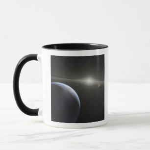 Caneca Uma correia asteróide maciça na órbita em torno