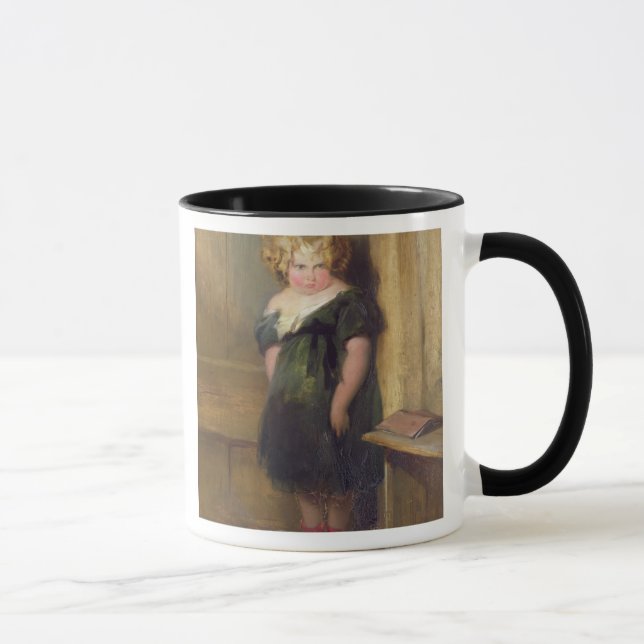 Caneca Uma criança impertinente (óleo em canvas) (Direita)