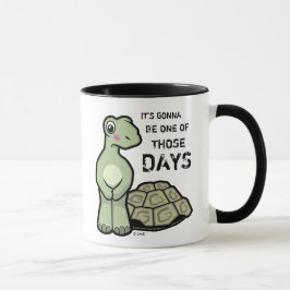 Caneca Uma da tartaruga bonito daqueles dias