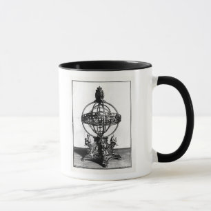 Caneca Uma esfera Armillary do sistema Copernican