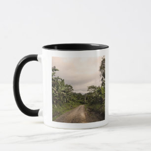 Caneca Uma estrada remota da selva