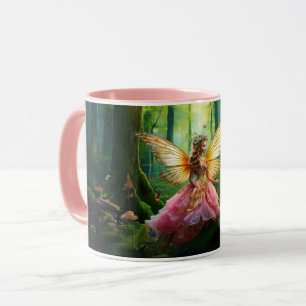 Caneca Uma floresta de fadas mágicas