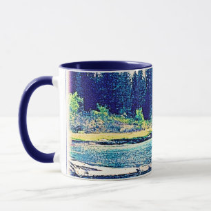 Caneca Uma Floresta Selvagem Canadense Majestosa. Compre 