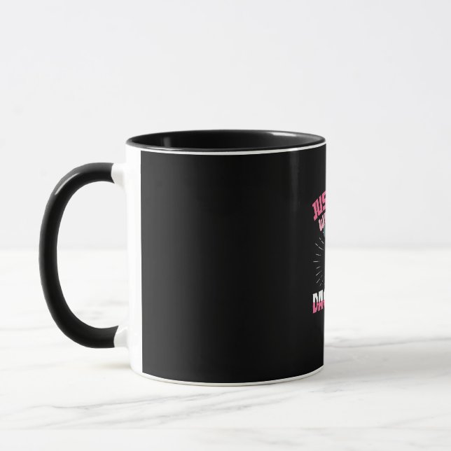 Caneca Uma garota que ama Dachshund (Esquerda)