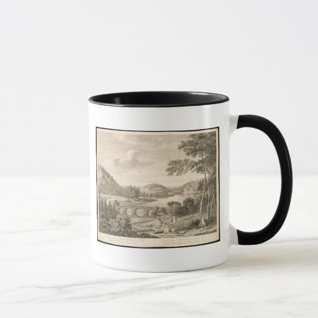 Caneca Uma ideia da cabeça de Stour em Wiltshire (Direita)