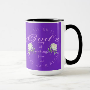 Caneca "Uma irmã é..." Café personalizável/Mug de chá