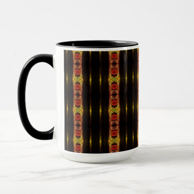 Caneca Uma lata de café projetada de Elegante com Dourado (Esquerda)