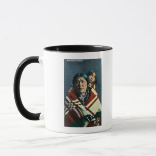 Caneca Uma Madonna Indiana Crow e Criança