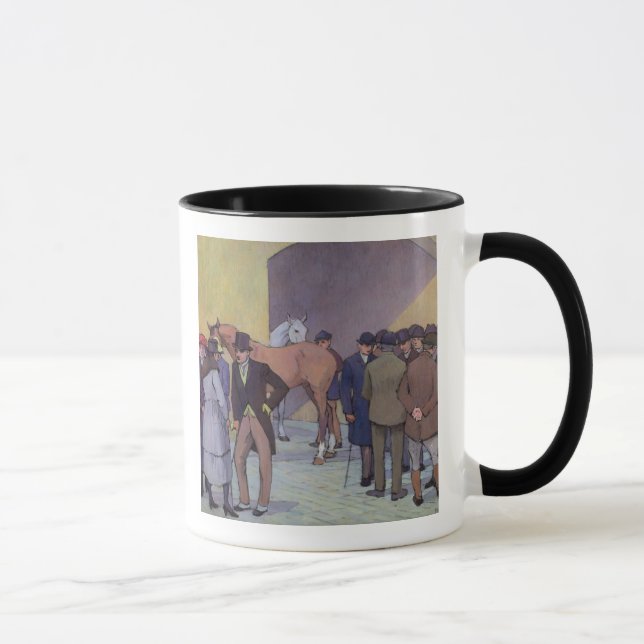 Caneca Uma manhã em Tattersall (óleo em canvas) (Direita)