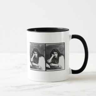 Caneca Uma menina de Chioggia que sonha de seus amores
