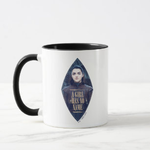 Caneca "Uma Menina Não Tem Nome" Arya Stark Graphic