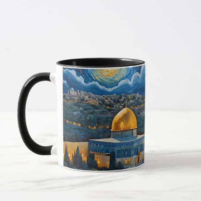 Caneca Uma mensagem de paz e liberdade (Esquerda)