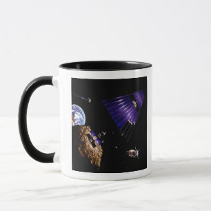 Caneca Uma missão asteróide da mineração