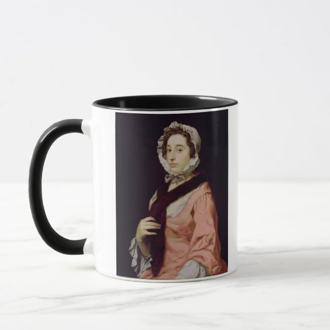 Caneca Uma mulher desconhecida, chamada Peg Woffington (Esquerda)