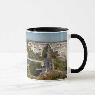 Caneca Uma opinião da paisagem do Washington DC