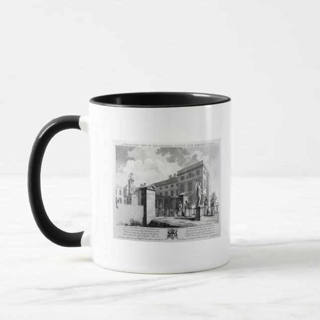 Caneca Uma opinião de perspectiva do hospital de (Esquerda)