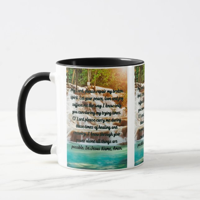 Caneca Uma Oração Para Curar Mug De Dois Toneladas (Esquerda)
