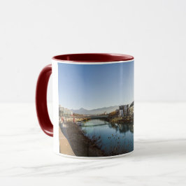 Caneca Uma paisagem de inverno em Villach