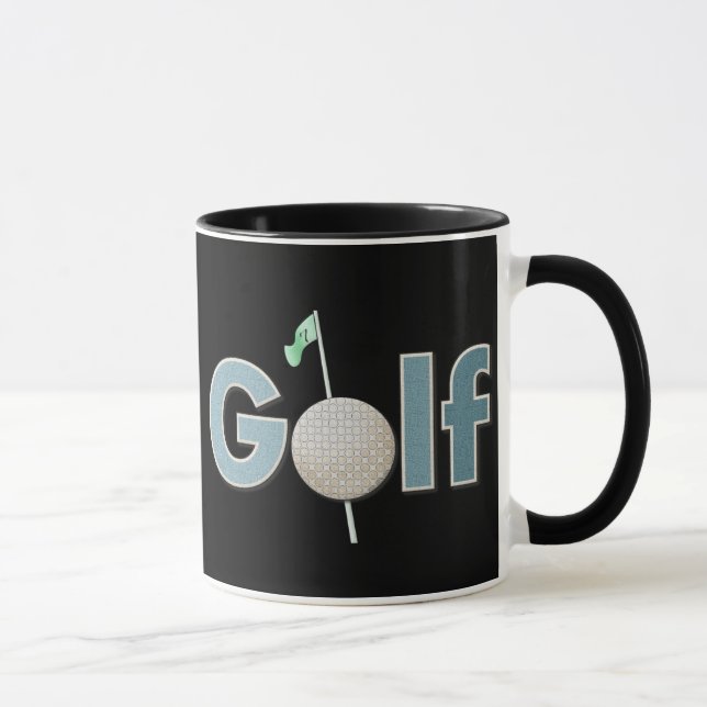 Caneca Uma palavra: Golfe (Direita)