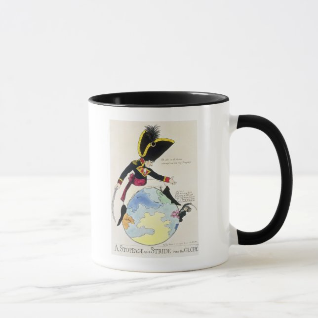 Caneca Uma parada a um passo sobre o globo, 1803 (Direita)