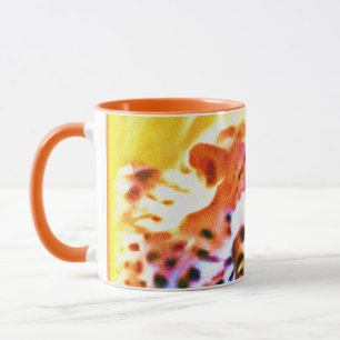 Caneca Uma poderosa Pintura De Animais Cheetah. Compre ag