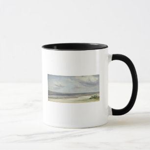 Caneca Uma praia no mar Báltico em Laboe, 1842