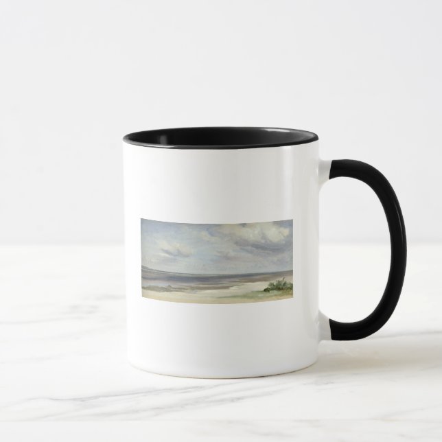 Caneca Uma praia no mar Báltico em Laboe, 1842 (Direita)
