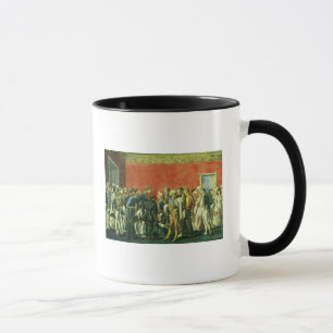 Caneca Uma recepção na embaixada de Teheran, 1830s