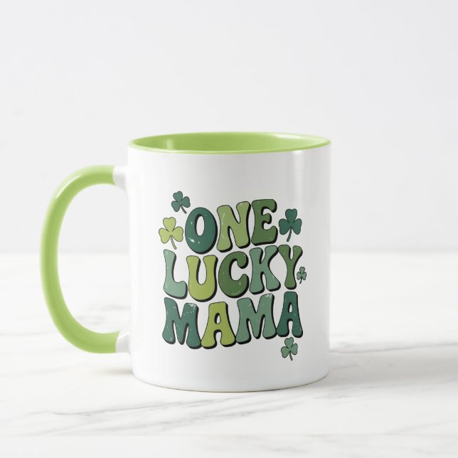Caneca Uma Rua da Mãe Sortuda. Dia de Patrick (Esquerda)