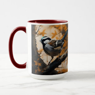 Caneca Uma Serenada Robin na Canopia,