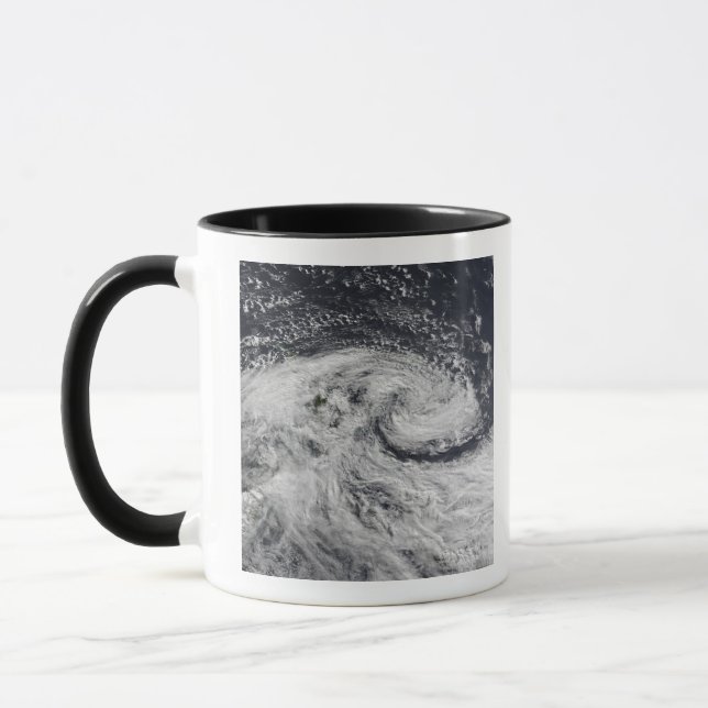 Caneca Uma tempestade sobre a Nova Zelândia (Esquerda)