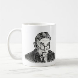 Caneca Uma tinta esboçou o Wretch: H.L. Mencken