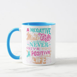 Caneca Uma Vida Positiva