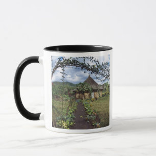 Caneca Uma vila nos Highlands, Goroka, Papua Nova