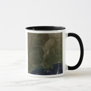 Caneca Uma visão sem nuvens do sul dos Estados Unidos