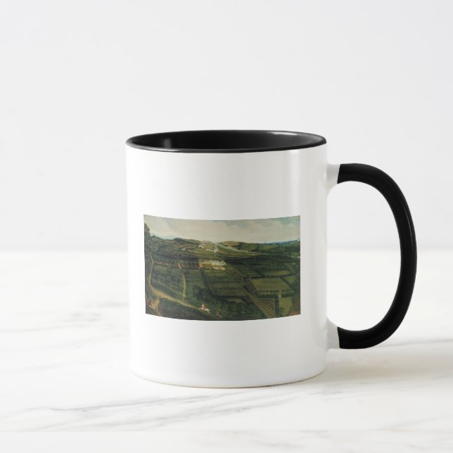 Caneca Uma vista distante do castelo de Corfe (Direita)