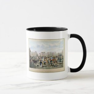 Caneca Uma vista em Smithfield gravou por F.C. & por C.