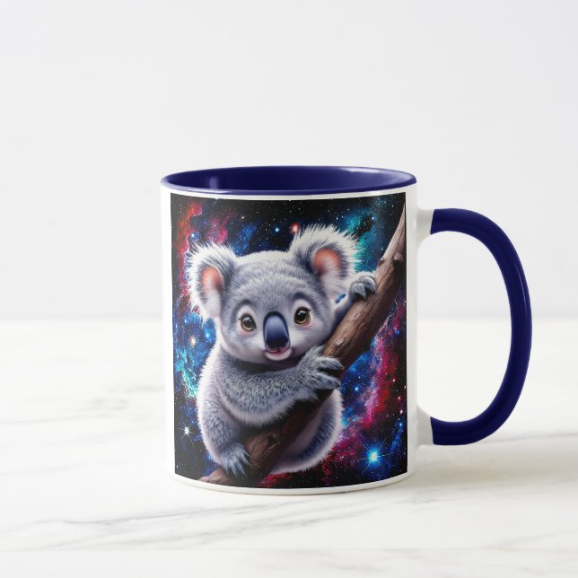 Caneca Un petit koala tout mignon vous observe. (Direita)