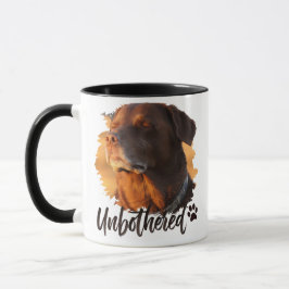 Caneca Unbothered Golden Hour Dog – Premium Minimalist