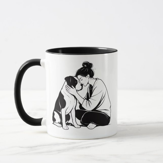Caneca Unbreakable Bond Between Dog & Human (Esquerda)