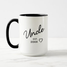 Caneca Uncle Est Year  New Baby Pregnancy Reveal 