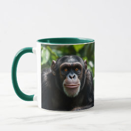 Caneca Une bonne tête de chimpanzé.