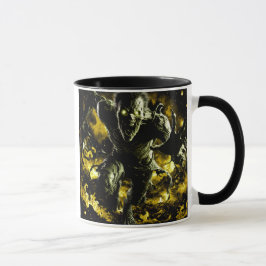 Caneca Une créature sortie d'un film d'horreur.