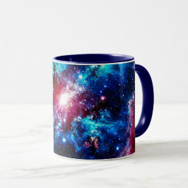 Caneca Une galaxie aux étoiles scintillantes.